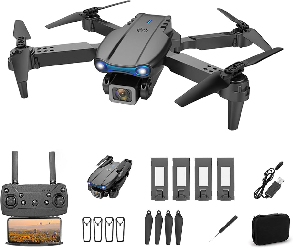 Mini Drone E99 Pro Max Doble Camara Hd Control Wifi App 360