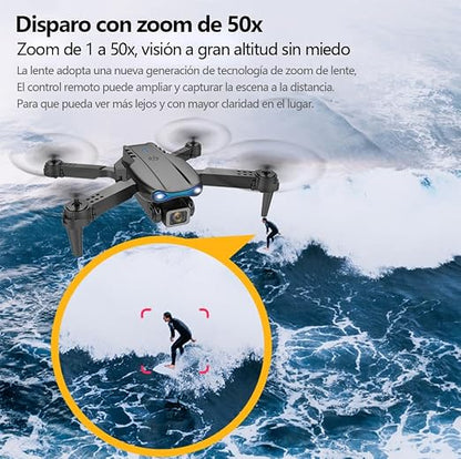 Mini Drone E99 Pro Max Doble Camara Hd Control Wifi App 360